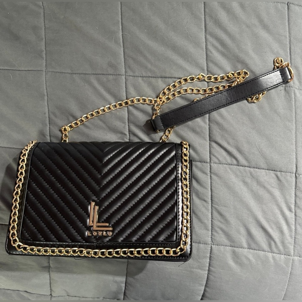 New loulu black crossbody bag